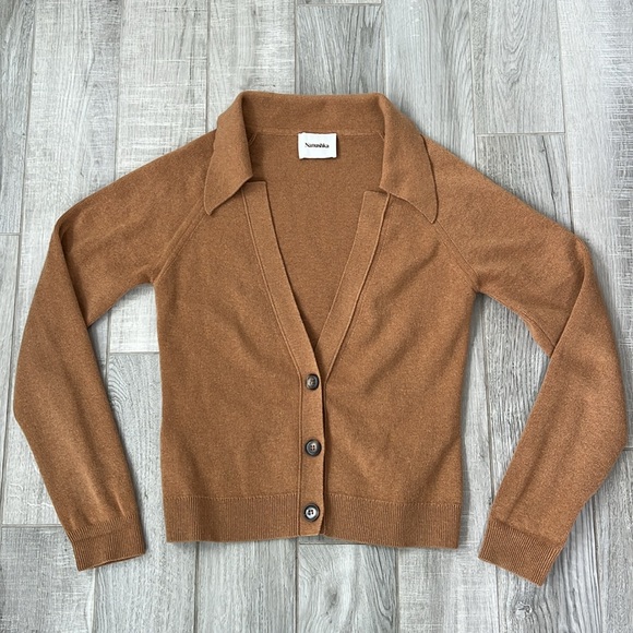 Nanushka Jodi Rib Trimmed Cardigan - Picture 6 of 13